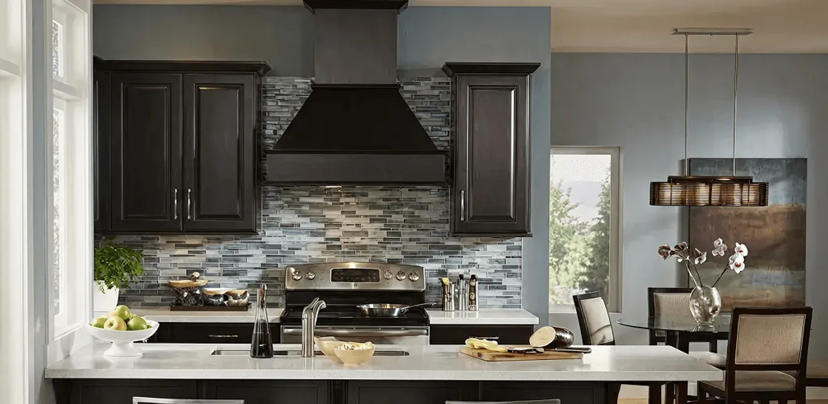 Kitchen cabinet painting and refinishing in a modern kitchen in Bakersfield, CA